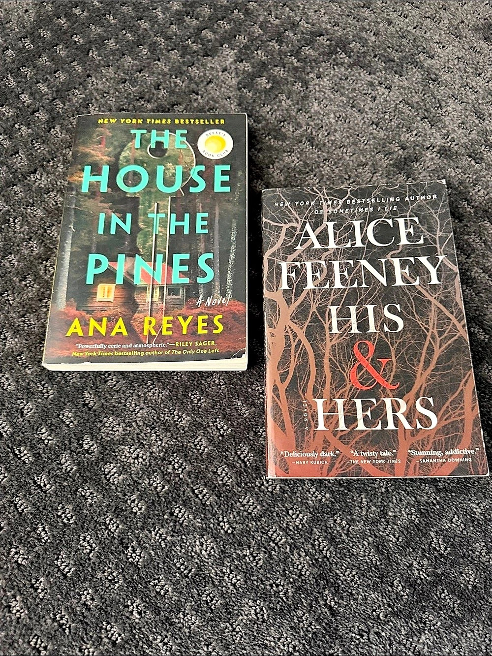 Two Paperback Books Green & Brown